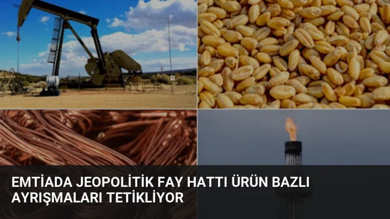 Emtiada Jeopolitik Fay Hattı Ürün Bazlı Ayrışmaları Tetikliyor