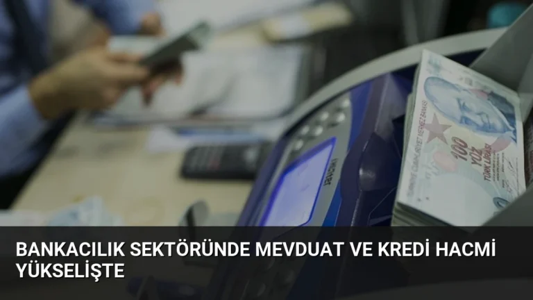 Bankacılık Sektöründe Mevduat ve Kredi Hacmi Yükselişte