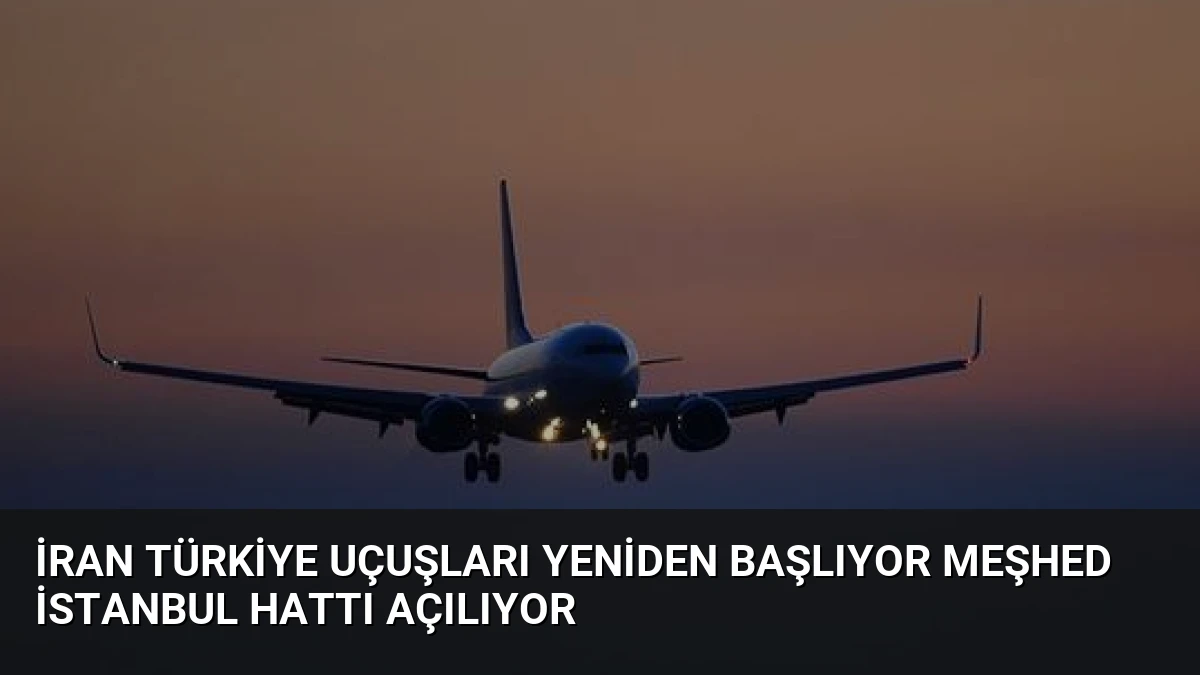 İran Türkiye Uçuşları Yeniden Başlıyor Meşhed İstanbul Hattı Açılıyor