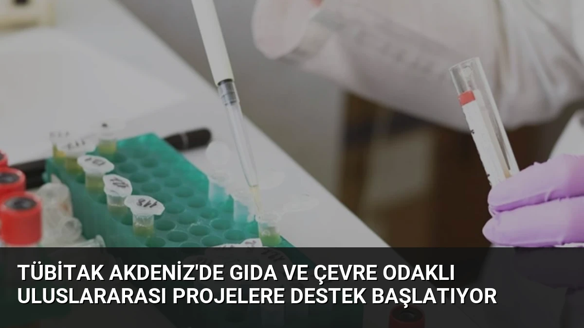 TÜBİTAK Akdeniz’de Gıda ve Çevre Odaklı Uluslararası Projelere Destek Başlatıyor