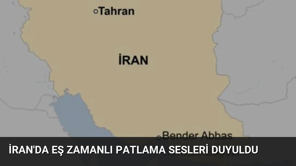 İran’da Eş Zamanlı Patlama Sesleri Duyuldu