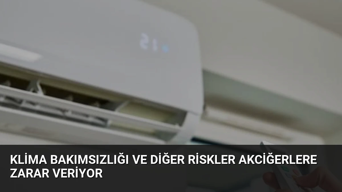 Klima Bakımsızlığı ve Diğer Riskler Akciğerlere Zarar Veriyor