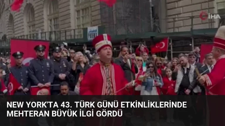 New York’ta 43. Türk Günü Etkinliklerinde Mehteran Büyük İlgi Gördü