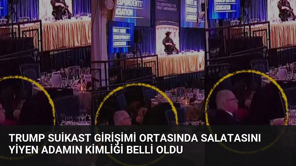 Trump Suikast Girişimi Ortasında Salatasını Yiyen Adamın Kimliği Belli Oldu