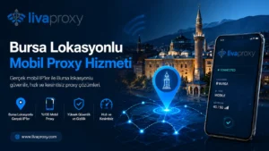 Bursa Lokasyonlu Mobil Proxy Hizmeti