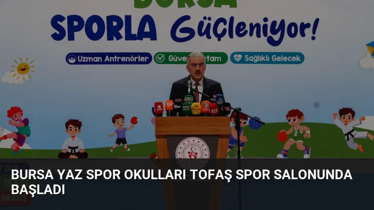 Bursa Yaz Spor Okulları Tofaş Spor Salonunda Başladı