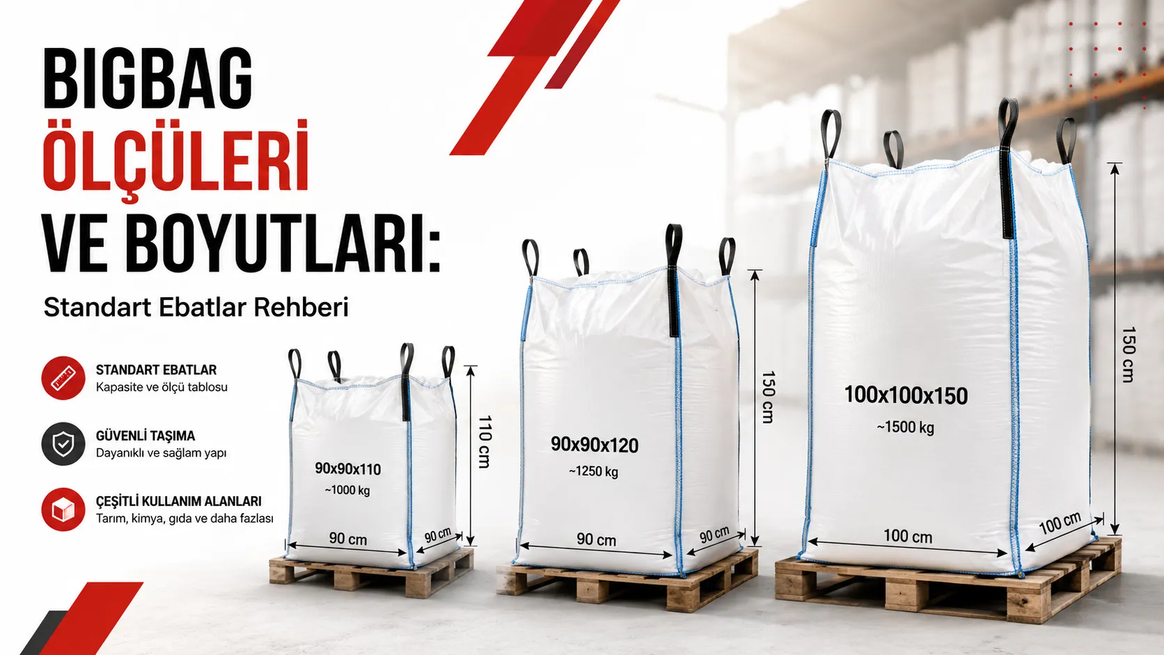Bigbag Ölçüleri ve Boyutları: Standart Ebatlar Rehberi
