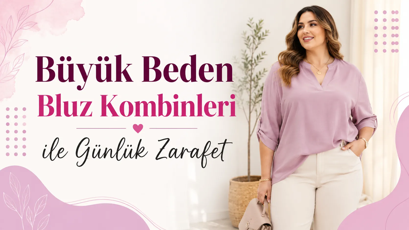 Büyük Beden Bluz Kombinleri ile Günlük Zarafet