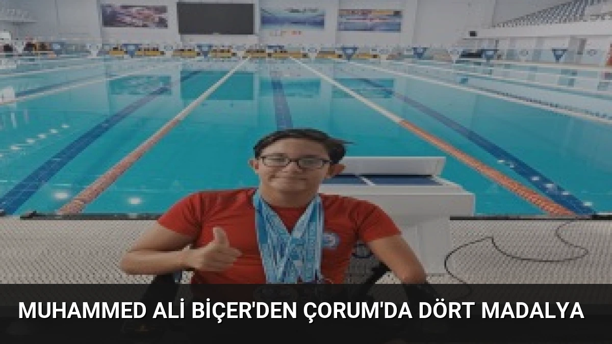 Muhammed Ali Biçer’den Çorum’da Dört Madalya