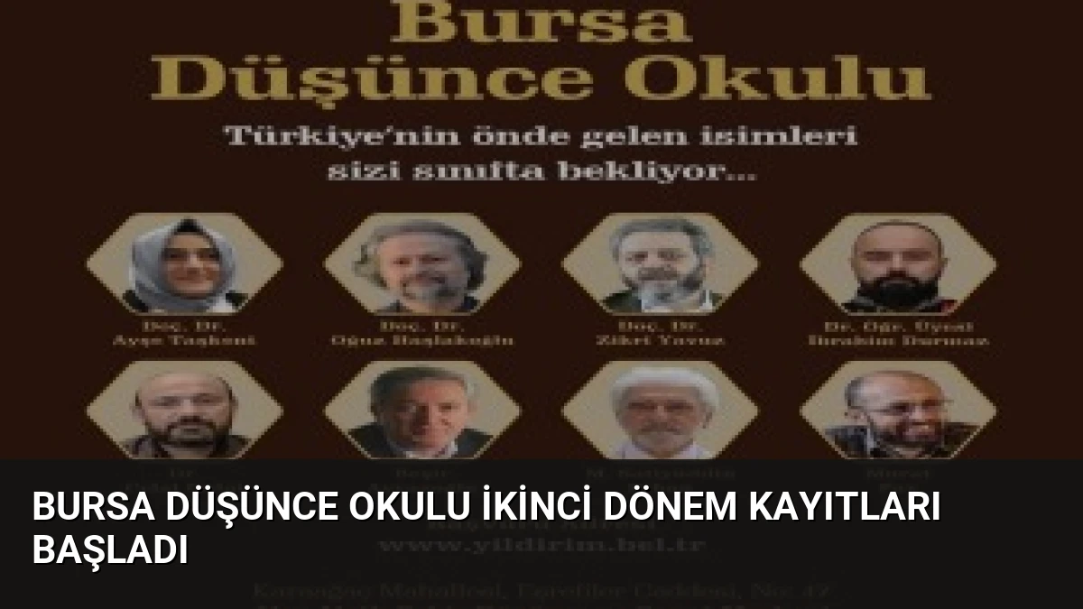 Bursa Düşünce Okulu İkinci Dönem Kayıtları Başladı