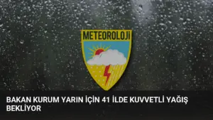 Bakan Kurum Yarın İçin 41 İlde Kuvvetli Yağış Bekliyor