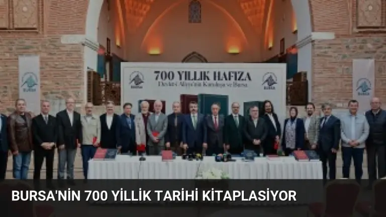 Bursa’nin 700 Yillik Tarihi Kitaplasiyor
