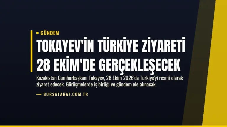 Tokayev'in Türkiye ziyareti 28 Ekim'de gerçekleşecek